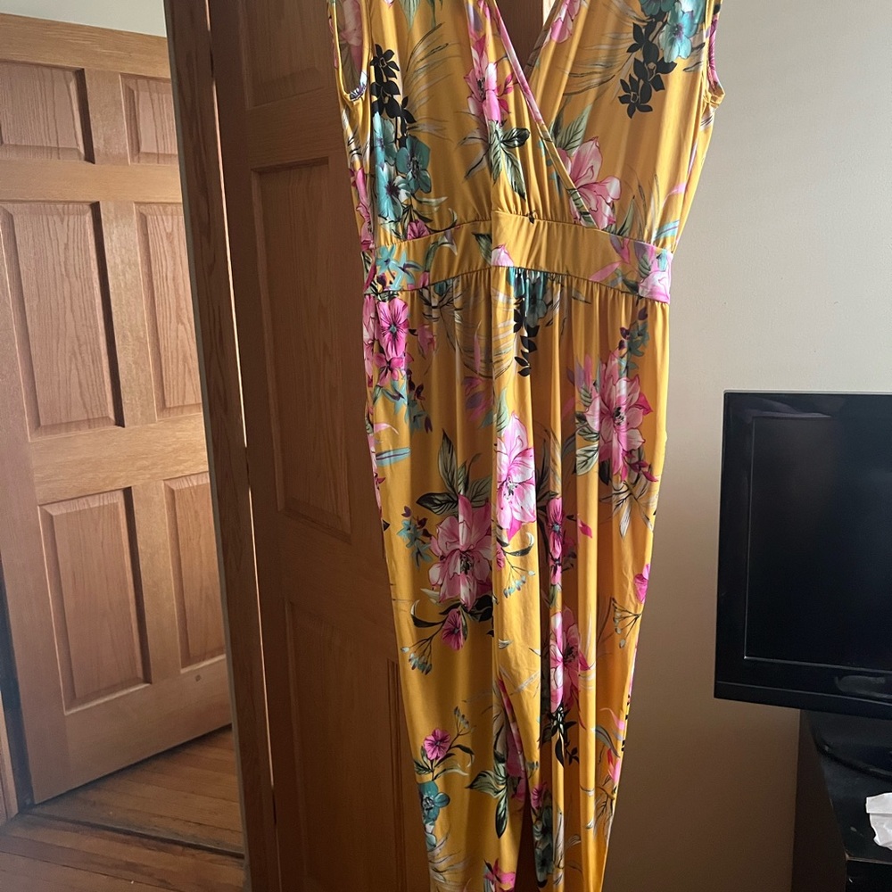 Floral jumpsuit